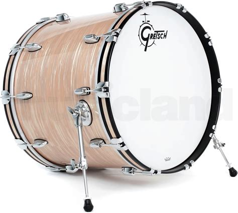 Gretsch Brooklyn Bass Drum 24 X 18 Cream Oyster Bass Drum 24 X 18