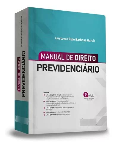 Manual De Direito Previdenciario 7ª Edição 2023 Juspodivm