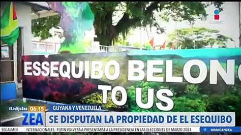 Guyana y Venezuela en disputa por el Esequibo Vídeo Dailymotion