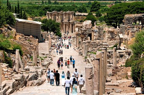 Ephesus And The Ancient Library Of Celsus