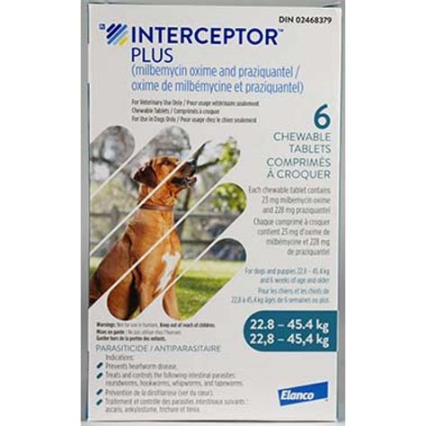 Interceptor Plus (Blue 22.8-45.4kg) | The Pet Pharmacist