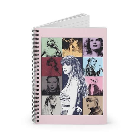 Taylor Swift The Eras Tour Spiral Notebook Ruled Line Etsy