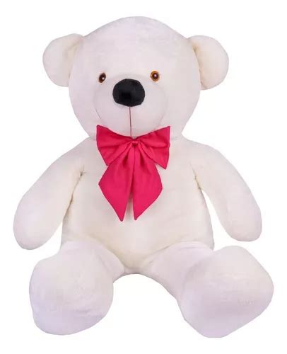 Urso De Pelúcia Gigante Teddy Grande Laço Personalizado Cor