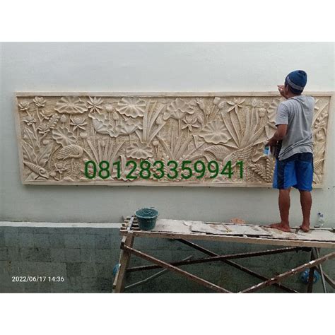 Jual Jual Batu Ukir Batu Ukir Dinding Relief Batu Alam Walpaper