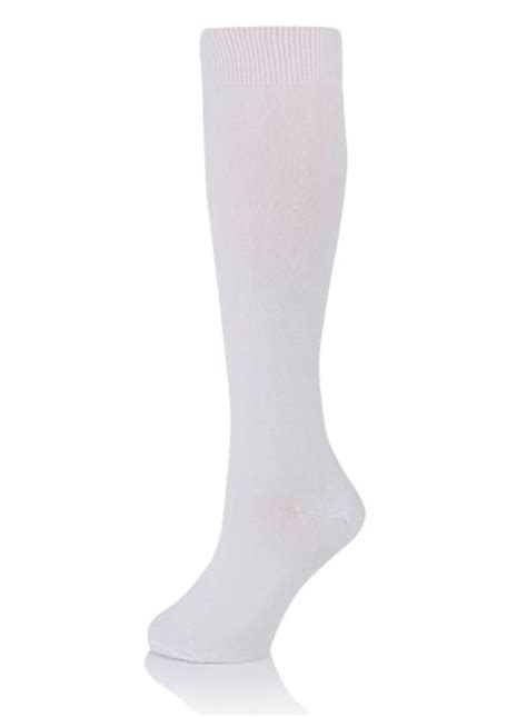 Mens White Rad Ballet Socks Calf Length The Dancers Shop