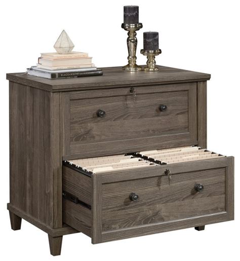 Sauder Hammond Engineered Wood Lateral File Cabinet In Emery Oak