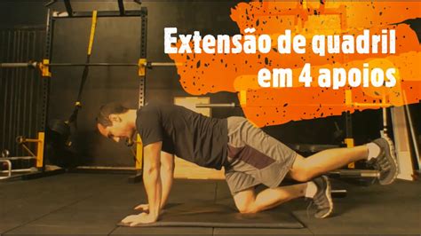 Extens O De Quadril Em Apoios Youtube