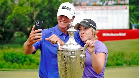 With daughter Izzi as his caddie, Steve Stricker wins his second Champions tour major of the ...