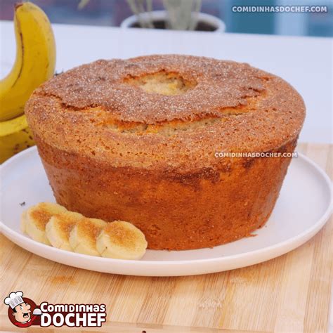 Bolo De Banana Comidinhas Do Chef