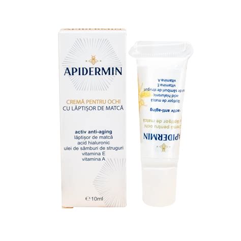 Crema Pentru Ochi Anti Aging Cu Laptisor De Matca Apidermin Bebe Tei