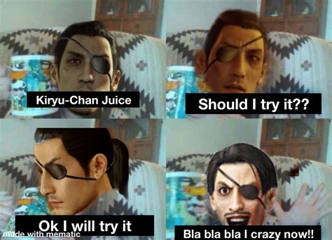 Yakuza 5 Animated Man Yo Momma Meme Lord Kisser Kiryu Best Fan