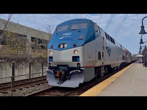 Amtrak P091 At Franconia Springfield 11 24 23 YouTube