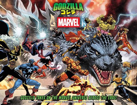 Godzilla Vs Marvel Comic Book Series Announced ORENDS RANGE TEMP