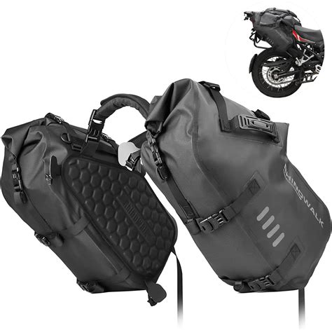 Rhinowalk Motorcycle Saddle Bags Waterproof Anti Vibration Motor Side