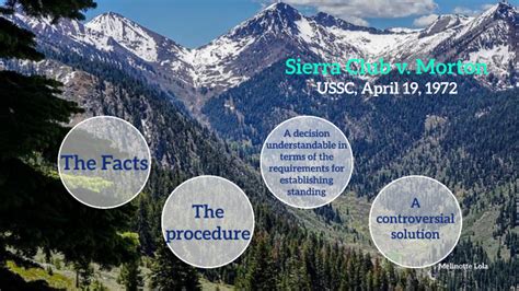 Sierra Club V Morton By Lola Madaule On Prezi