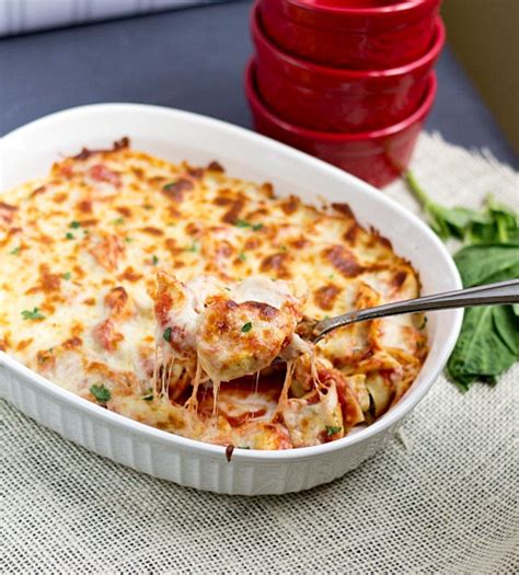 Twenty Minute Easy Tortellini Bake This Gal Cooks