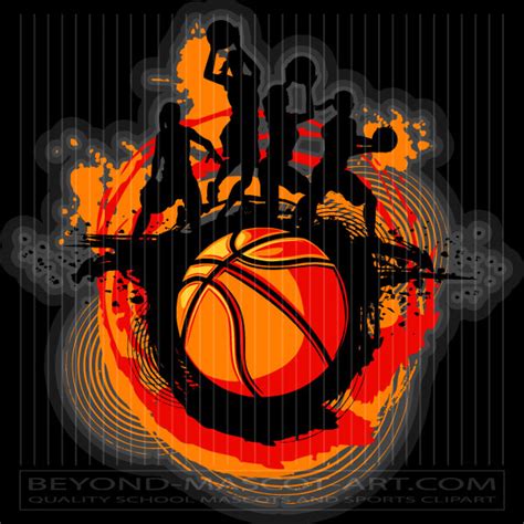 Girls Basketball Design Graphic Vector Basketball Image