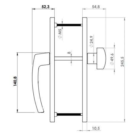 Kapi Kolu Al Jumbo Milano E Uzun Genis Topuz Kol Windoform