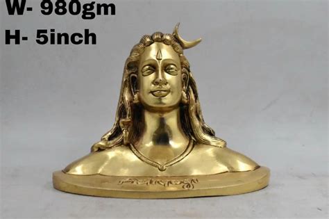 Inch Brass Adiyogi Shiva Statue Temple At Rs Piece In Nagpur