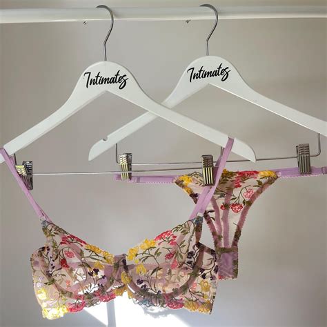 Lilac Garden Lingerie Set Etsy