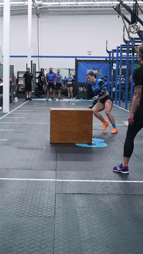 Jess Clears The Box On Burpee Box Jump Overs Video In 2024