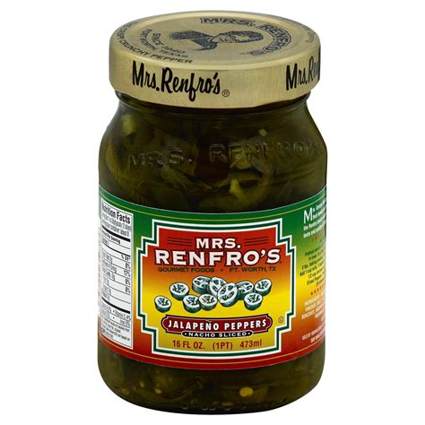 Mrs Renfro S Nacho Sliced Jalapeno Peppers 16 Fz 6 Pack Stockupexpress