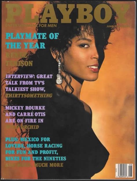 Playboy June Covergirl Rene Tenison Nude Playmate Bonnie