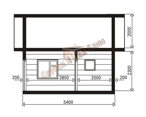 Баня 3,5*5 м без предоплаты. Проекты бань из сруба под ключ. Акция!
