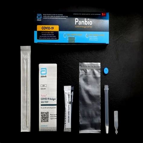 Panbio Covid Antigen Self Test Kit At Rs Piece Tandapeth