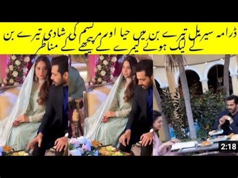 Tere Bin Haya And Murtasim Wedding Behind The Scenes Tere Bin Behind