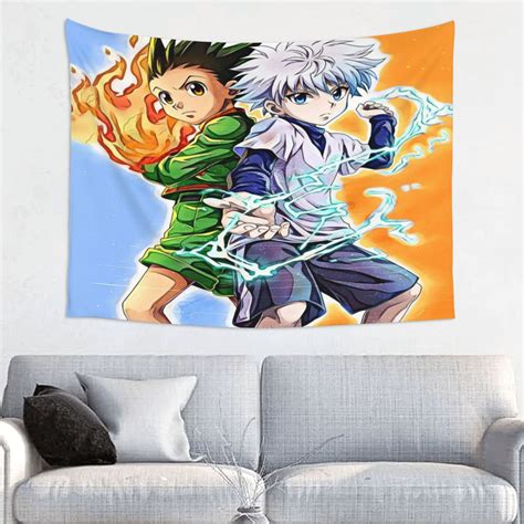 Hunter X Hunter Gon Killua Tapestry Anime Poster Large Background Wall