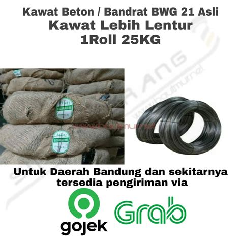 Jual 25KG KAWAT BETON KAWAT BENDRAT Kawat Beton Bwg 21 Shopee