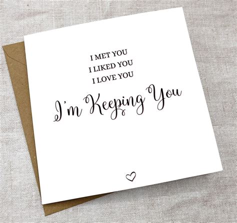 I Met You I Liked You I Love You Im Keeping You Cute Etsy