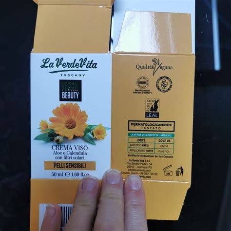 La Verde Vita Crema Viso Aloe E Calendula Con Filtri Solari Review