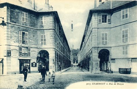 Chambéry Chambéry Rue de Boigne Carte postale ancienne et vue d