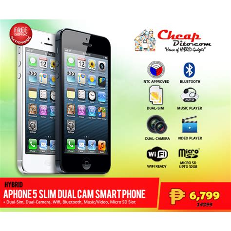 CheapDito Blog: THE HYBRID APHONE 5 SLIM DUAL CAM