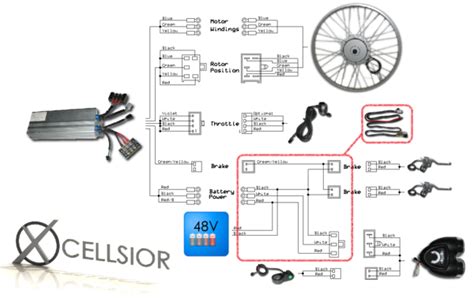 Schematic E Bike Controller Wiring Diagram