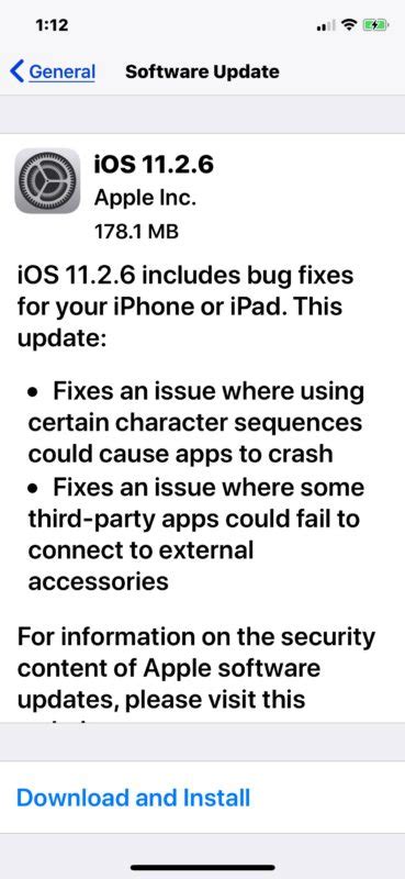 iOS 11.2.6 Update Released with Bug Fixes for iPhone and iPad [IPSW ...