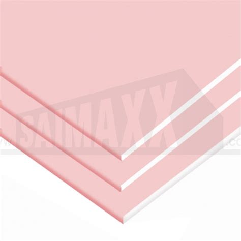 British Gypsum Gyproc Fireline Pink Plasterboard Mm M X M