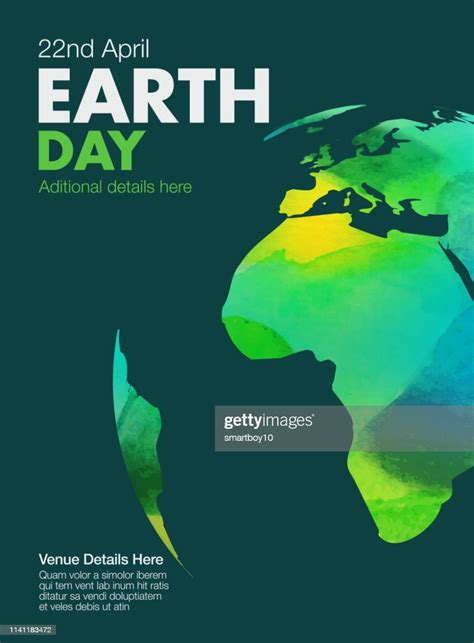 Earth Day Poster Or Template High-Res Vector Graphic - Getty Images