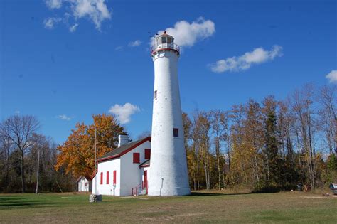 Sturgeon Point Lighthouse Historic Site Lake Huron Travel The Mitten
