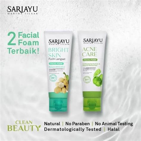 Jual Promo Sariayu Putih Langsat Acne Care Facial Foam Shopee Indonesia