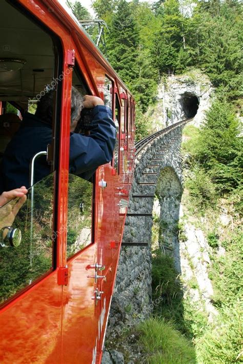 Worlds Steepest Cogwheel Railway Stock Editorial Photo © Fotoember