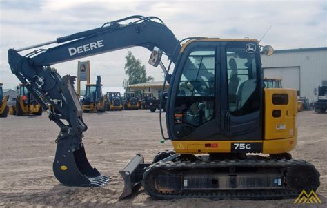 Deere 75g Excavator For Sale John Excavators Earthmoving Equipment 2105