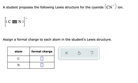 Cyanide Ion Lewis Structure