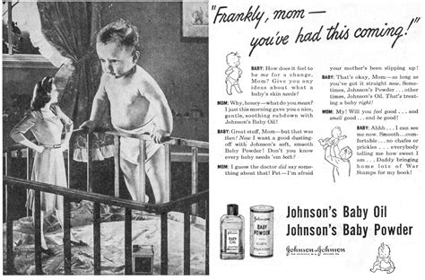 Johnson's baby products (1944) : r/oldschoolcreepy