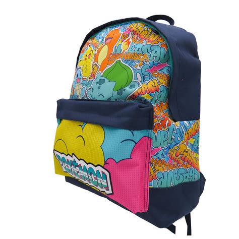 Mochila Escolar Cm Pok Mon Urban Colors Adap Trolley Loja Da Crian A