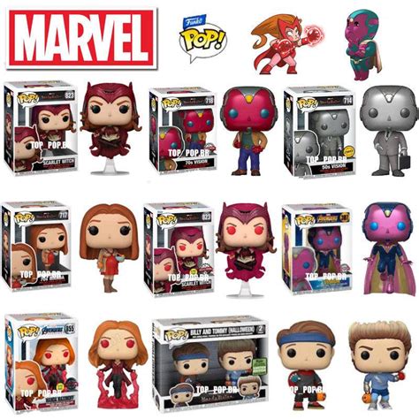 Funko Pop Wandavision Scarlet Witch Wanda Feiticeira Escarlate Marvel