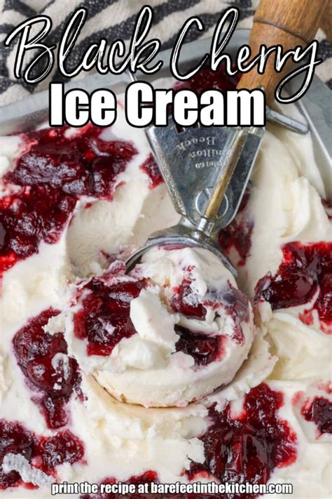 Black Cherry Ice Cream Barefeet In The Kitchen