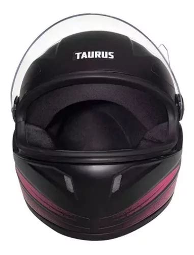 Capacete Taurus Joy Rs Zephyr Preto Fosco Rosa Tamanho Cor Preto